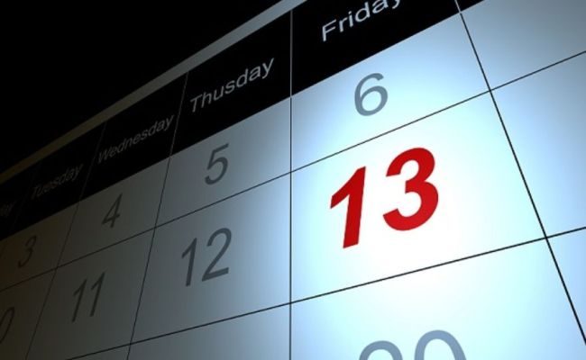 Image result for friday the 13th calendar