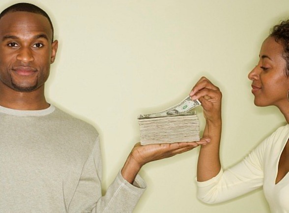 black-couple-money