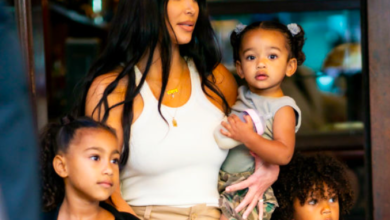 Kim Kardashian West gets youngest kids baptised