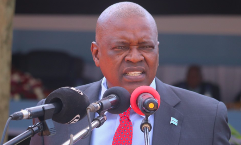 President Masisi Warns Batswana against putting on party colours on election day