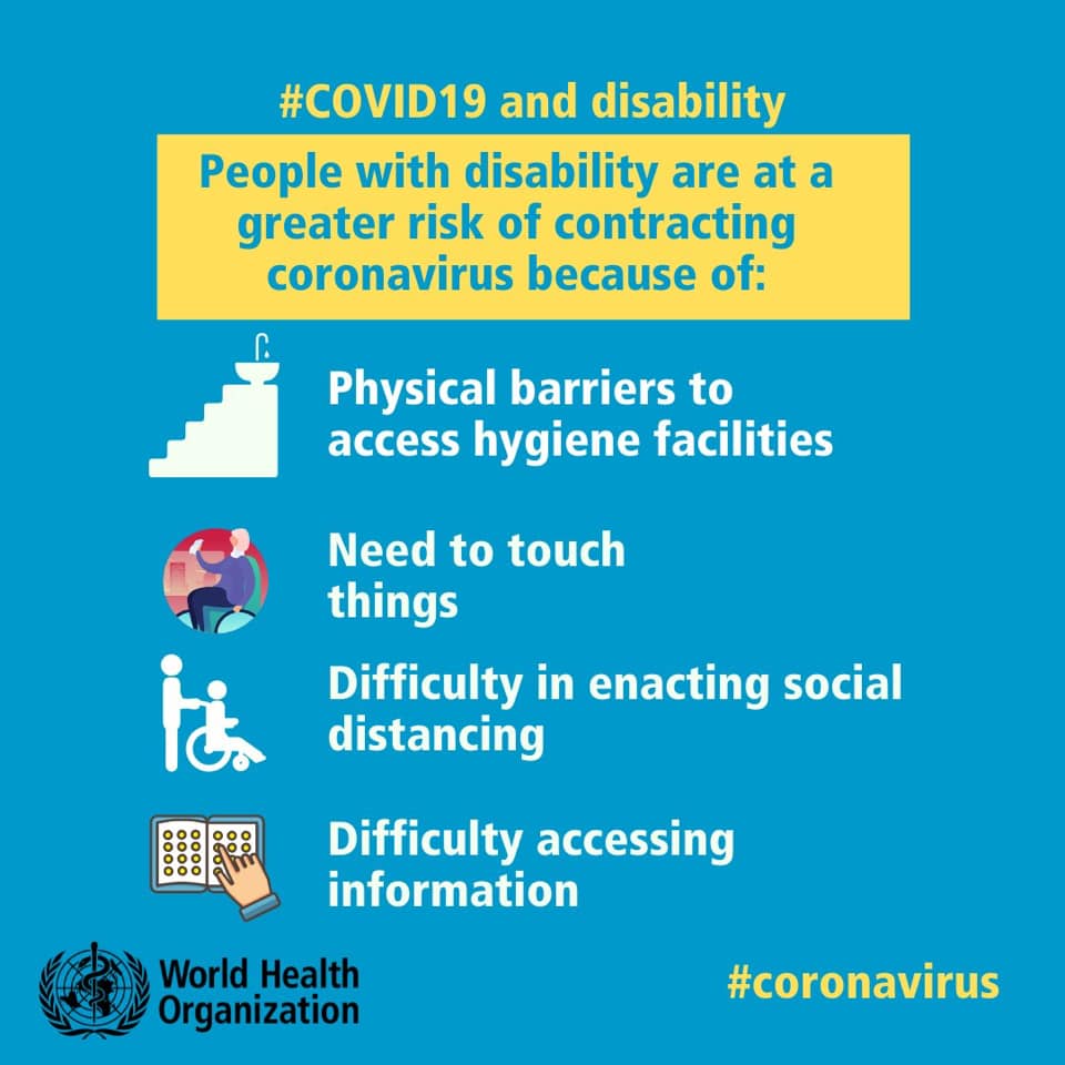 COVID-19 RISK FOR PEOPLE WITH DISABILITY