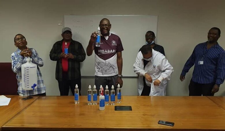 UNIVERSITY OF BOTSWANA STUDENTS INITIATE PRODUCTION OF HAND SANITIZERS AS RESPONSE TO COVID-19