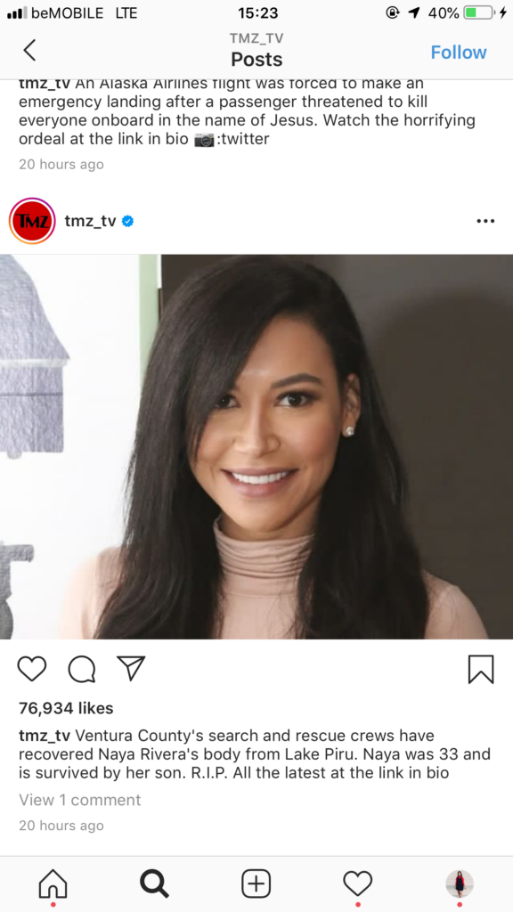 Naya Rivera's Body Found Floating In Lake Piru